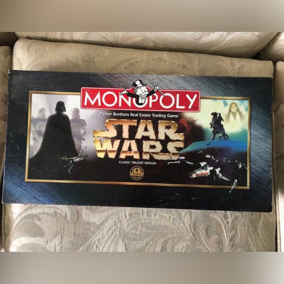 Vintage Star Wars Monopoly board game EUC - Picture 1 of 3
